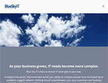 Tablet Screenshot of blueskyit.ca
